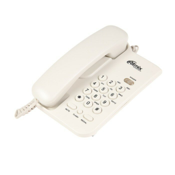 Купить Проводной телефон RITMIX RT-311 white